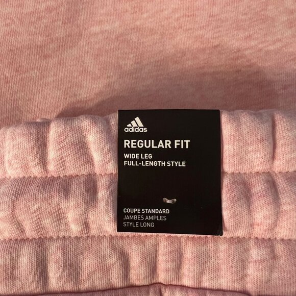Adidas Pink Wide Leg Full Length Pants - Picture 3 of 5